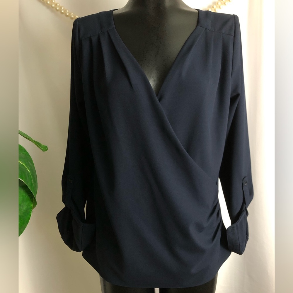 ModCloth | Wrap Front Blouse - Picture 2 of 7